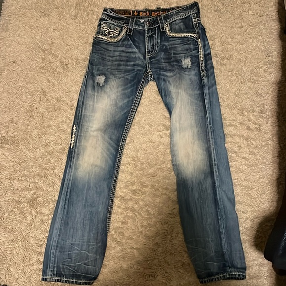 Rock Revival Jeans Men Size 32/33